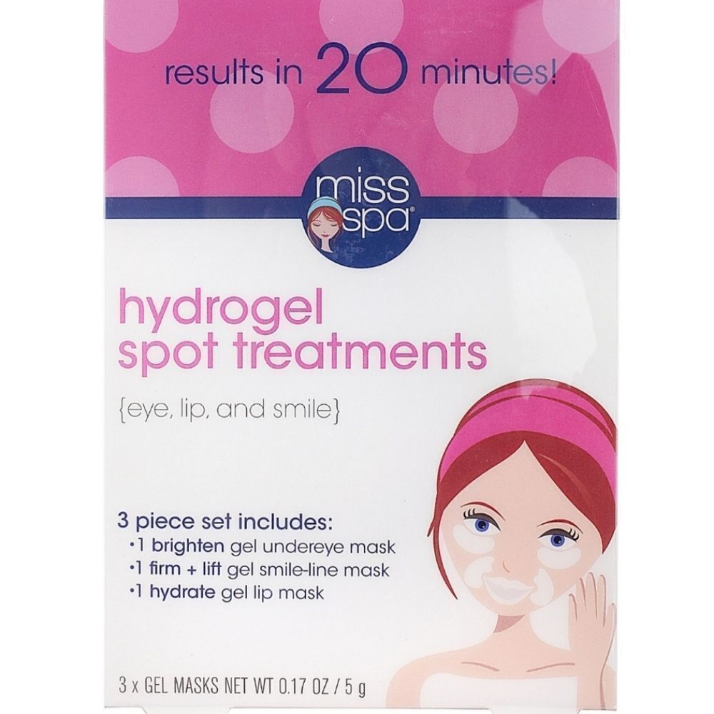 Miss Spa Hydrogel Spot Treatment Facial Sheet Mask Set